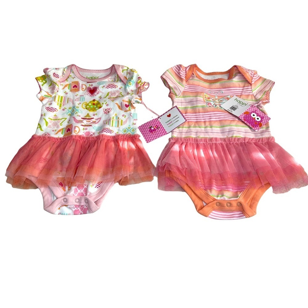 Happi by Dena Baby Girl Tutu Creeper Set – 6-9 Months – NWT